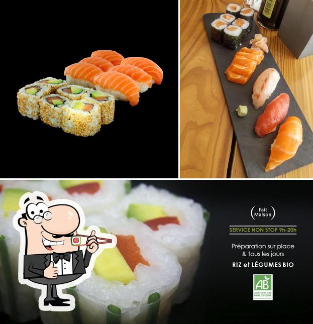 Commandez différentes options de sushi