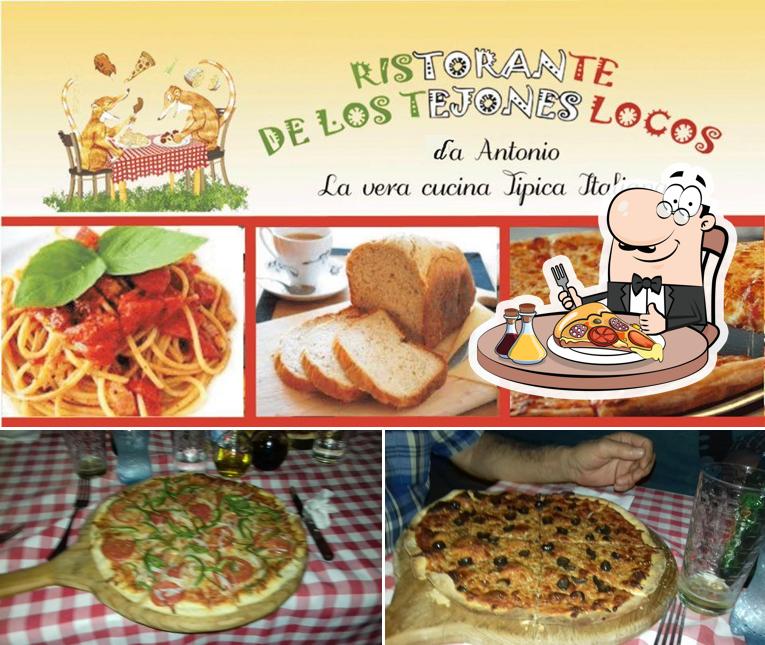 Pide una pizza en Ristorante de Los Tejones Locos