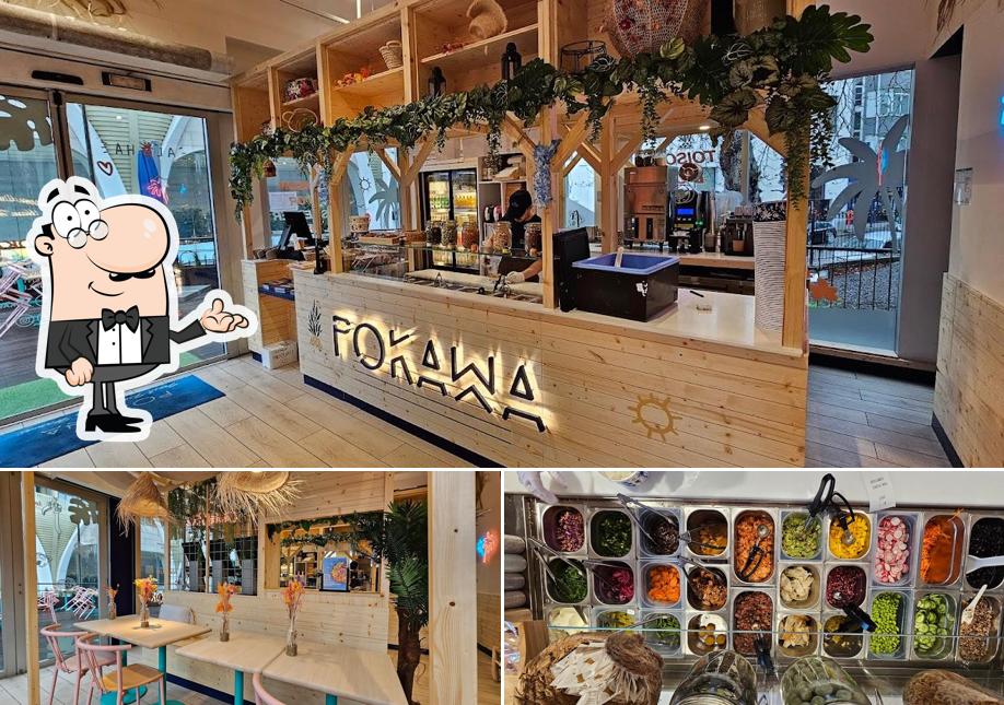 Mira las imágenes que hay de interior y comida en POKAWA Poké bowls Toison d'or