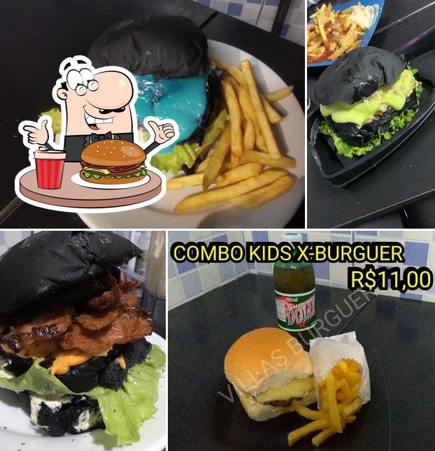 Experimente um hambúrguer no Villa's Burguer