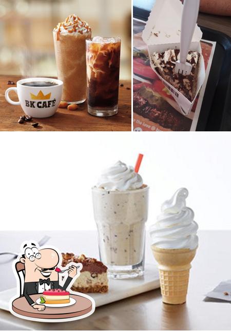 Burger King offers a range of sweet dishes