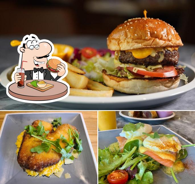 Get a burger at Hunky Dory Restaurant