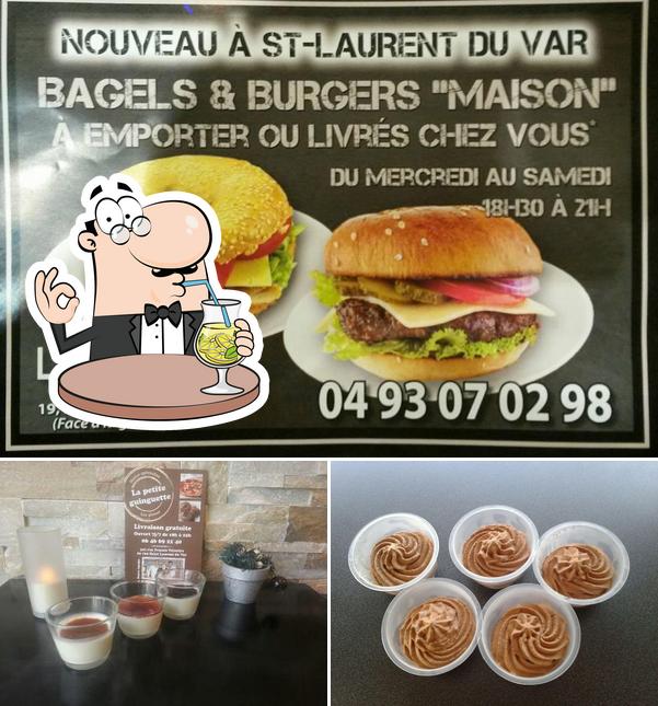 La petite Guinguette se distingue par sa boire et burger