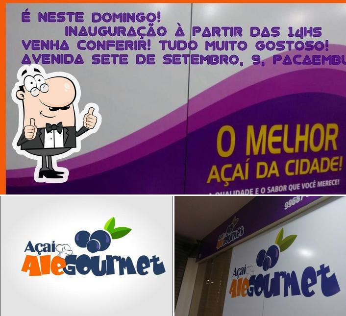 Here's a photo of Açaí Alê Gourmet