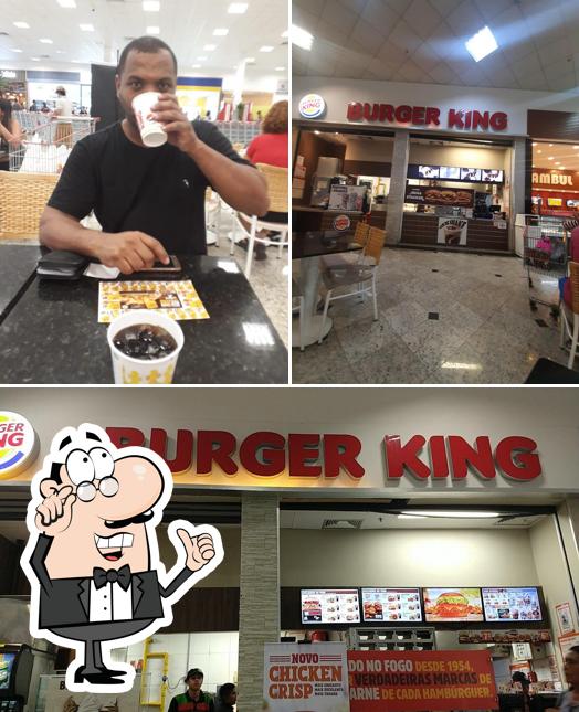 O interior do Burger King