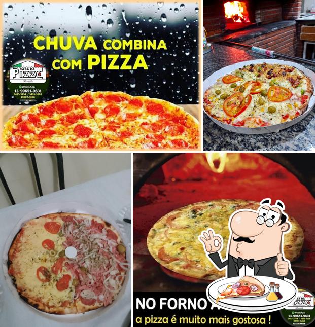 Peça pizza no Casa da Pizza