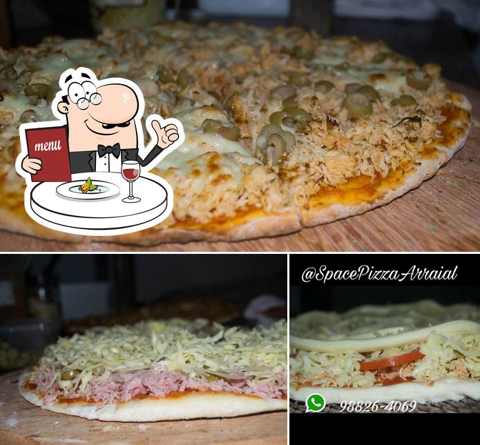 Comida em Space Pizza