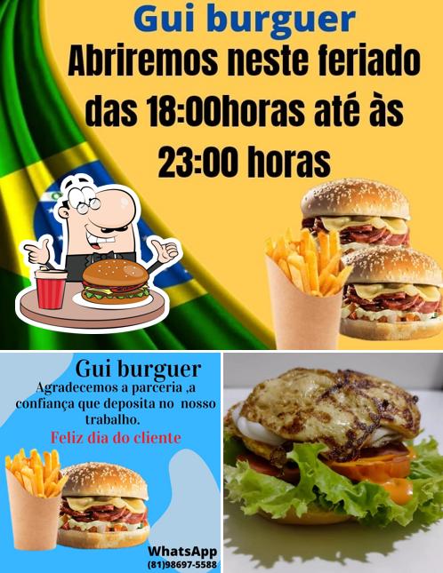 Hambúrguer em Gui's Burguer