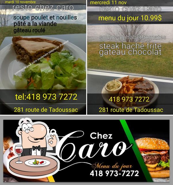 Nourriture à Resto chez Caro