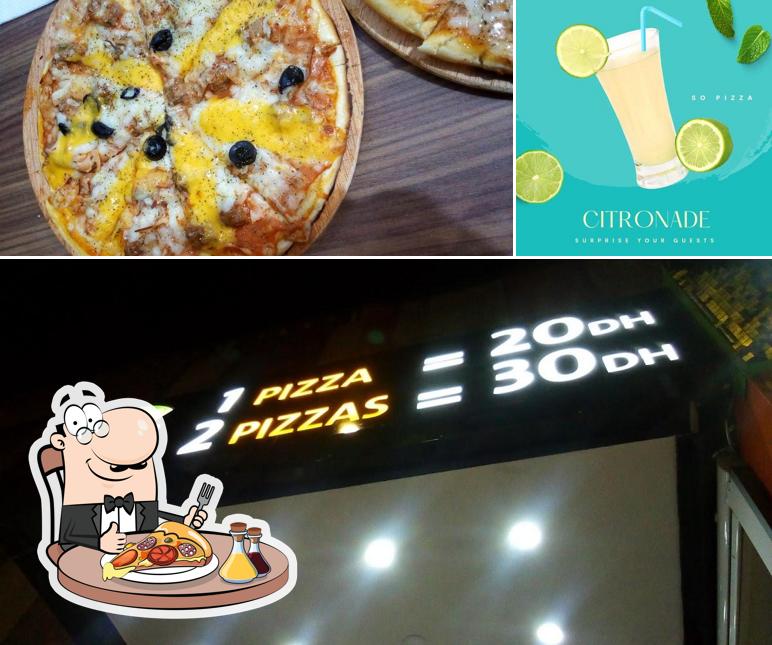 Choisissez différents genres de pizzas