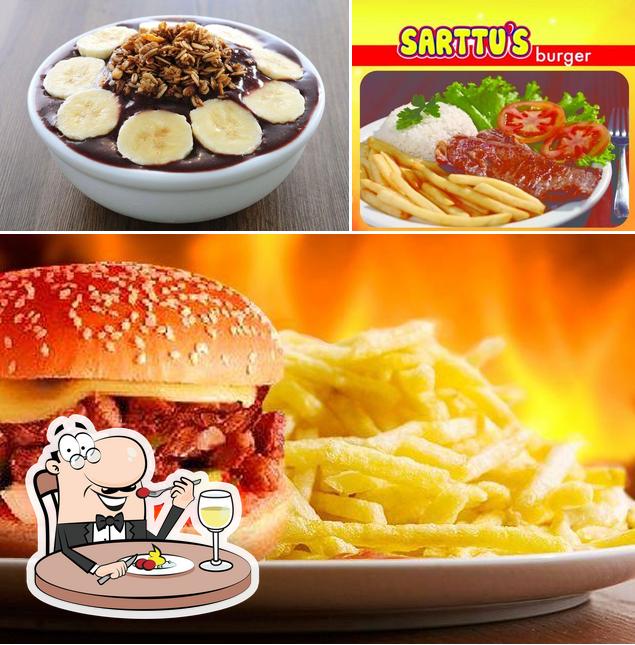 Comida em Sarttus Burger