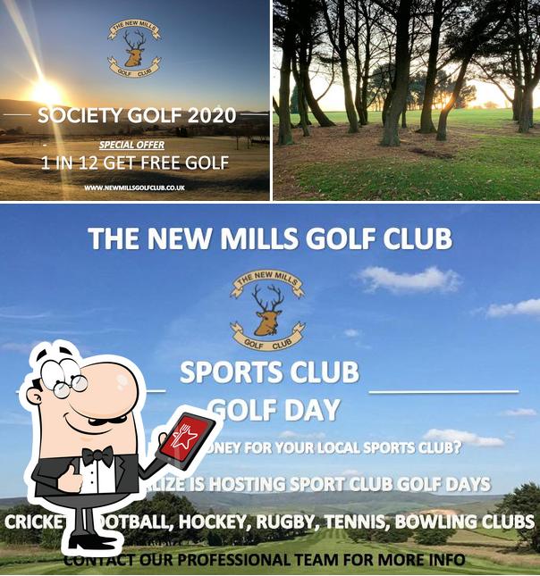 Check out how New Mills Golf Club looks outside