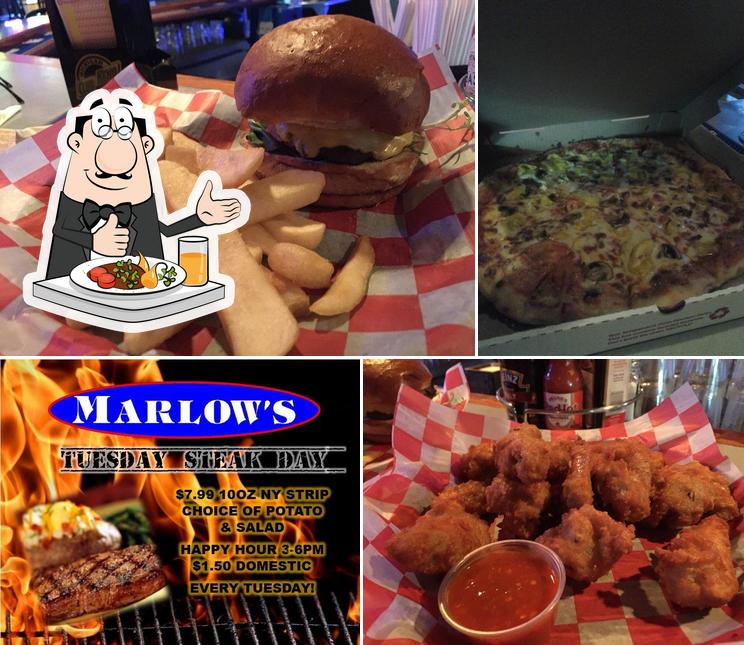 Food at Marlow's Chill & Grill Sports Bar