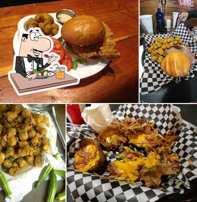 Food at Belle's BBQ & Burgers