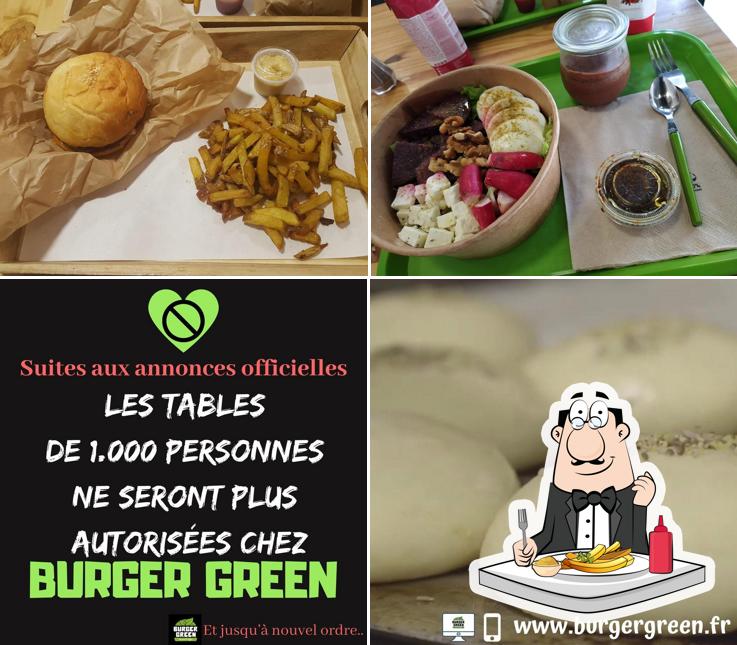 Commandez des frites à Burger Green