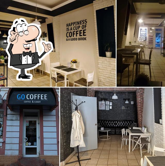 L'intérieur de Go Coffee