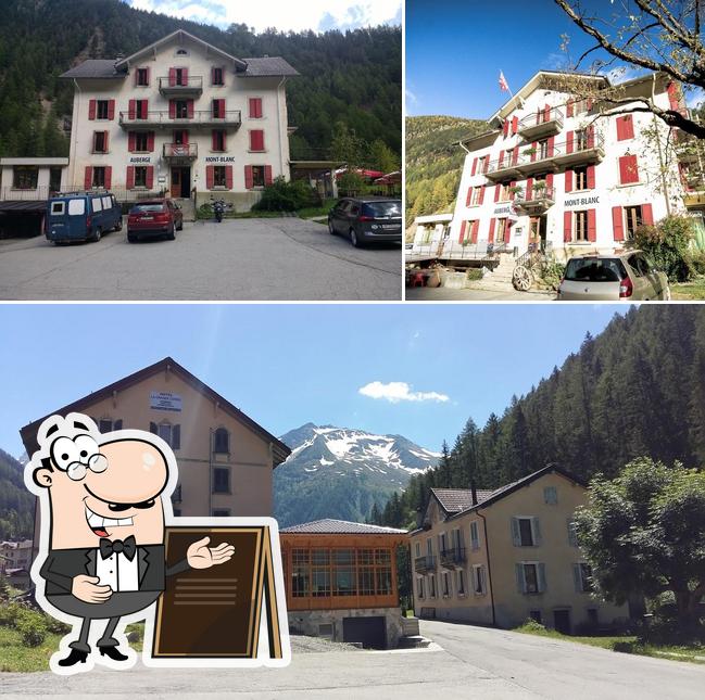 Gli esterni di The Auberge du Mont Blanc