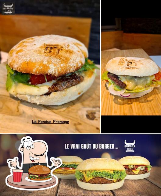 Prenez un hamburger à Burger Time Grand-Halleux