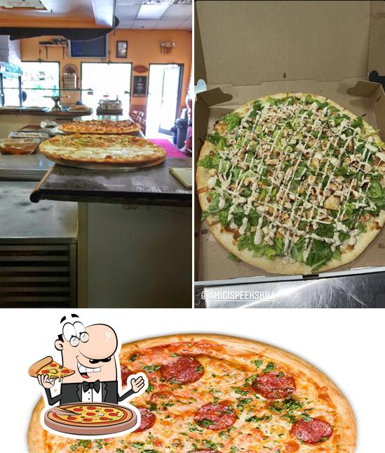 Закажите пиццу в "Amici’s Pizza & Restaurant"