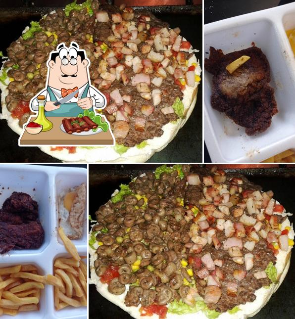 Prove refeições de carne no Xis Calota