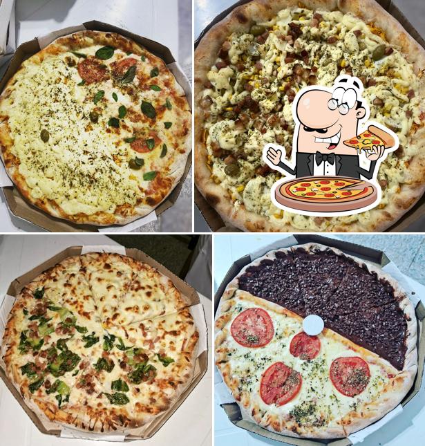 No La Veneza Pizzaria, você pode provar pizza