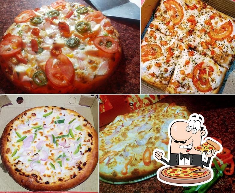 Order different types of pizza