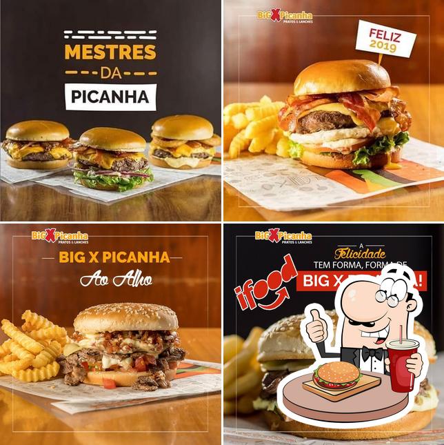 Os hambúrgueres do Big X Picanha irão saciar diferentes gostos