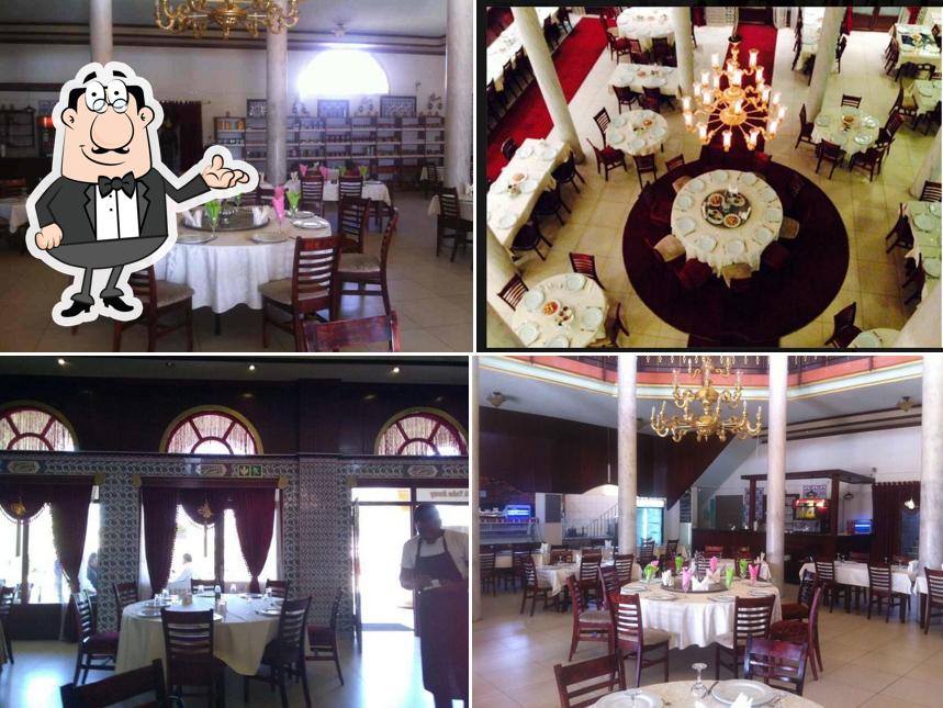 The interior of Ottoman Palace Turkish Restaurant