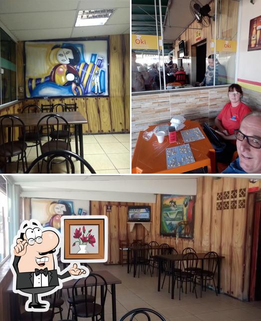 Veja imagens do interior do Oki Lanchonete e Restaurante