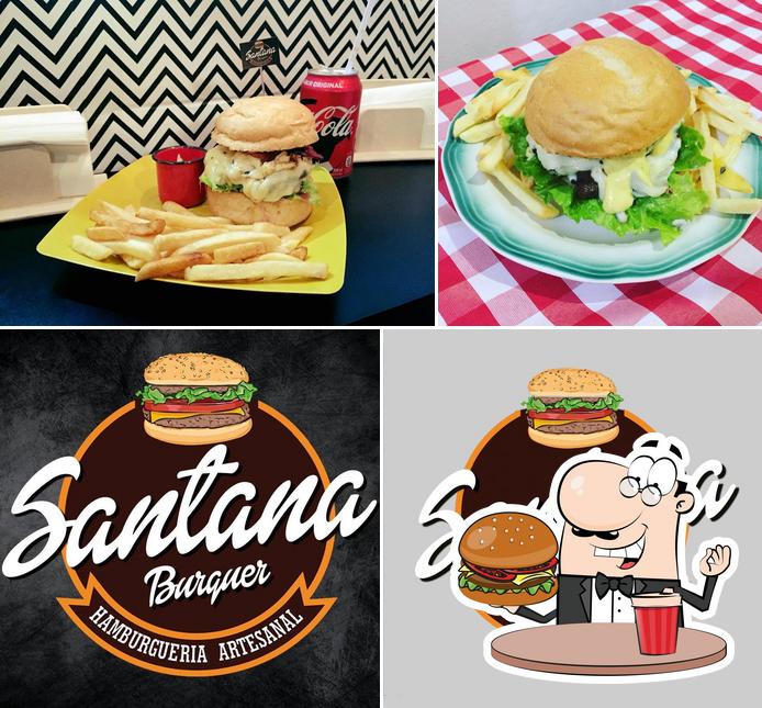 Delicie-se com um hambúrguer no Santana Burguer