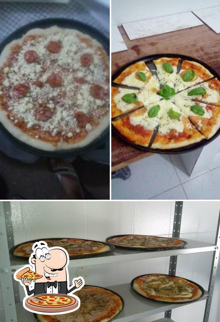 Experimente pizza no Pizzeria Mangiare