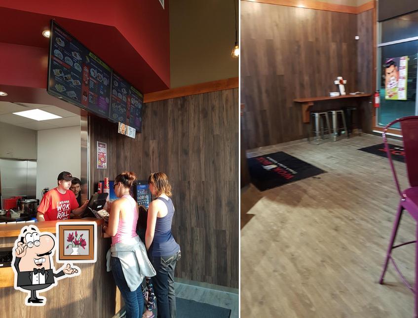 El interior de Wok Box - Moose Jaw