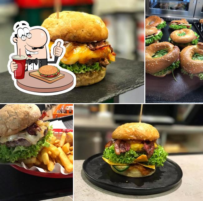 Try out a burger at Burger84