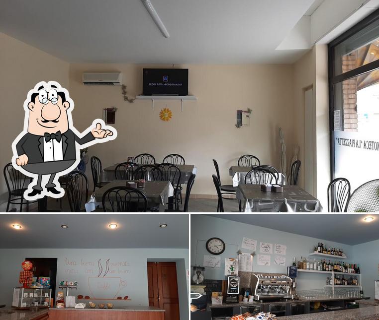 Guarda la immagine che mostra la interni e esterno di Bar Paninoteca "La Piazzetta "