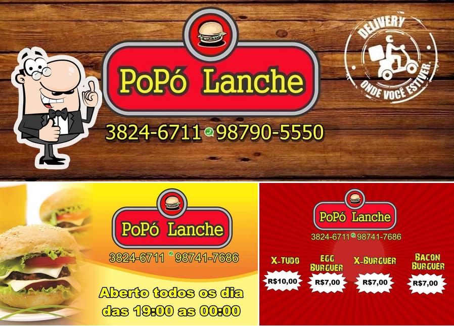 Here's an image of Popó Lanches