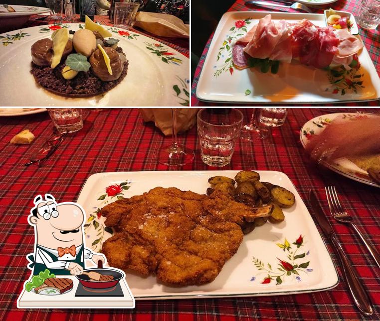 C'è un'ampia varietà di piatti per gli amanti della carne