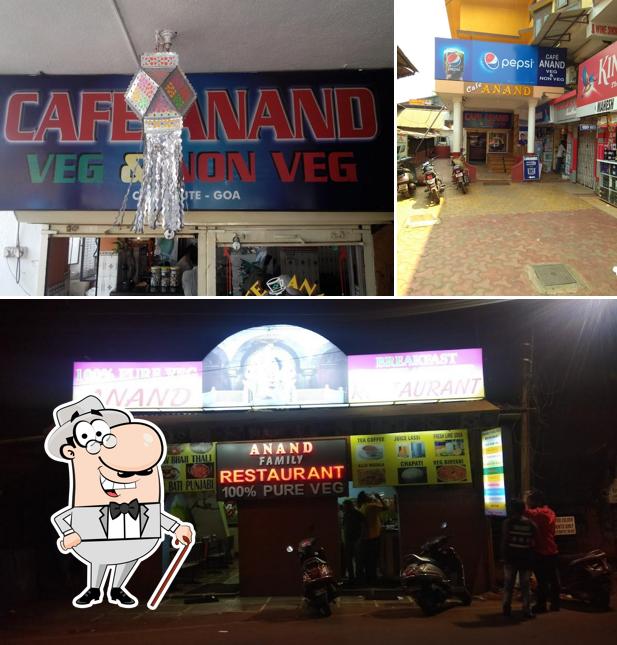The exterior of Cafe Anand