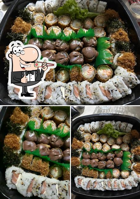 Peça diversas opções de sushi