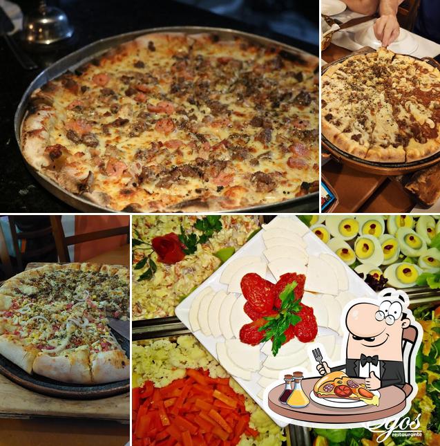 Escolha pizza no Egos 585