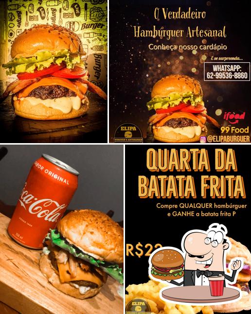 Consiga um hambúrguer no Elipa Burguer