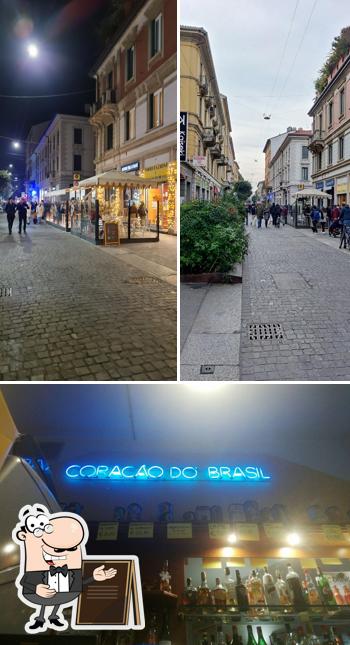 Torrefazione Coraçao do Brasil se distingue par sa extérieur et comptoir de bar