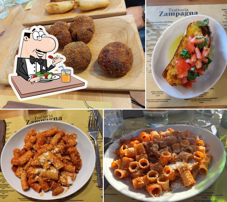 Platti al Trattoria Zampagna