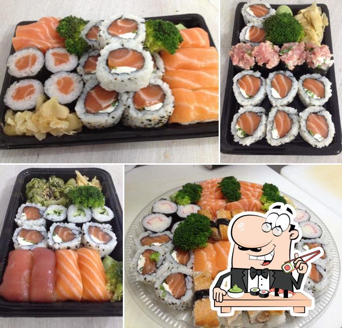 Escolha diversas opções de sushi