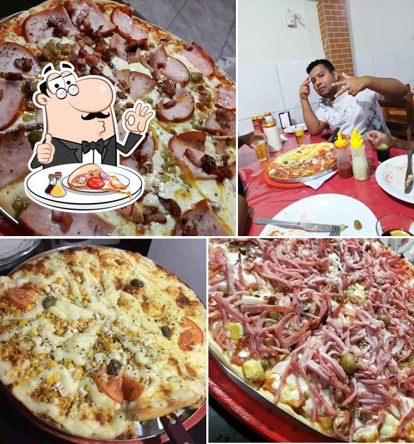 Escolha pizza no João Pizzaria