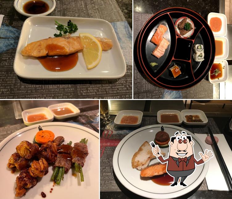 Platos en Japanese Restaurant Benkei