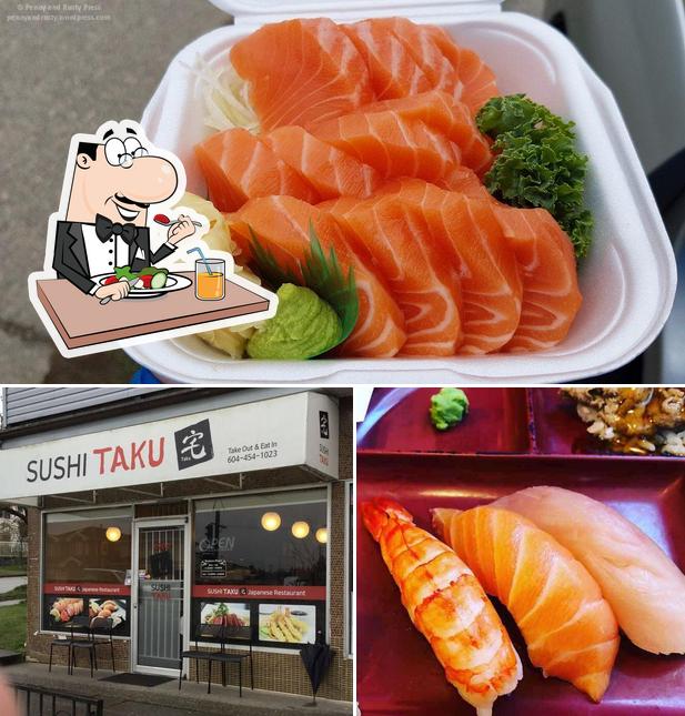 Nourriture à Sushi Taku