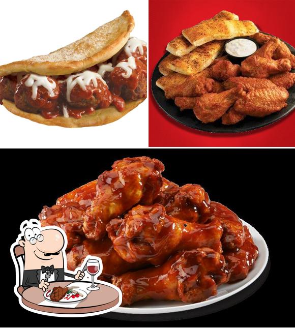 Try out meat dishes at Hungry Howie's Pizza & Subs