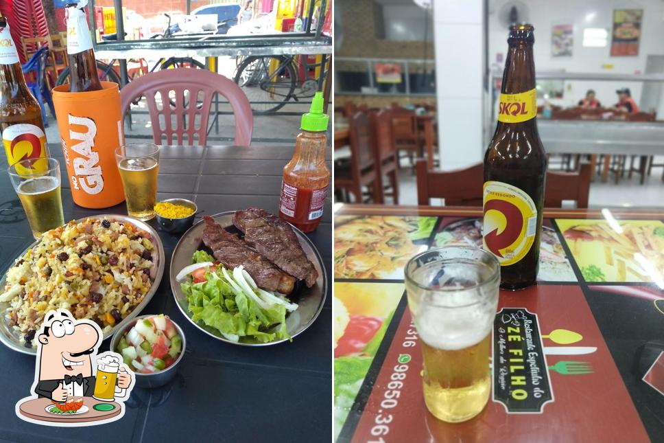 Churrascaria e Pizzaria Espetinho do Zé Filho fornece uma variedade de cervejas