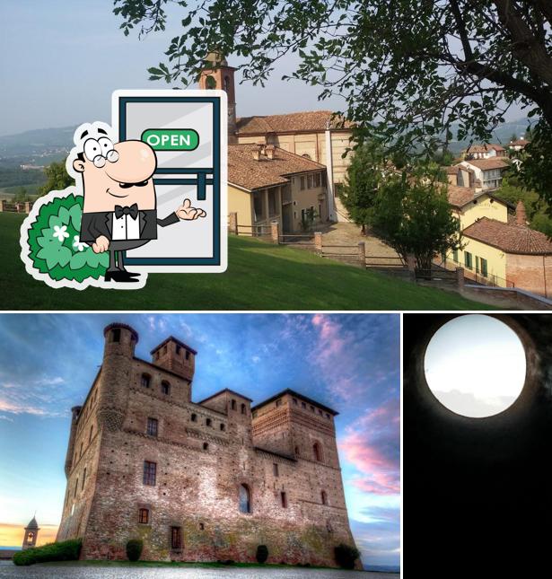 Gli esterni di Castello di Grinzane Cavour