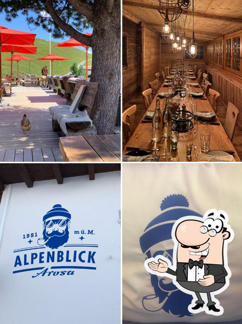 Взгляните на снимок ресторана "Alpenblick Bergrestaurant & Hotel"